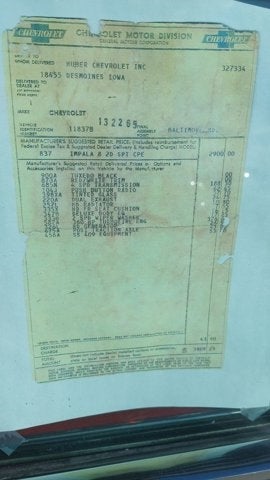 1961 CHEVY IMPALA Base