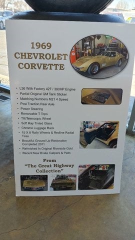 1969 CHEVY CORVETTE Base